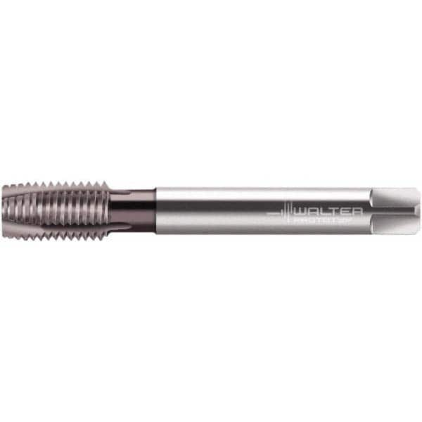 Spiral Point Tap: M16x2 Metric, 4 Flutes, Plug Chamfer, 6H Class of Fit, High-Speed Steel-E-PM, THL Coated MPN:6432542