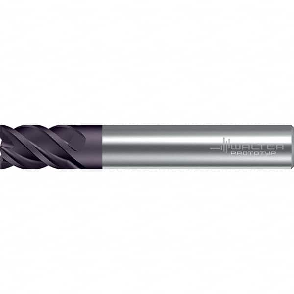 Square End Mill: 0.472'' Dia, 0.6'' LOC, 0.472'' Shank Dia,  2.874'' OAL, 4 Flutes, Solid Carbide MPN:6579678