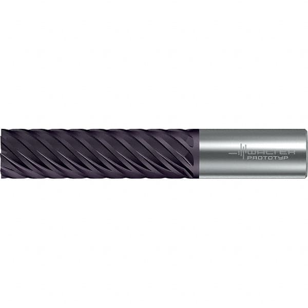 Square End Mill: 63/64'' Dia, 4'' LOC, 0.984063/64'' Shank Dia, 6.024'' OAL, 8 Flutes, Solid Carbide MPN:6579697