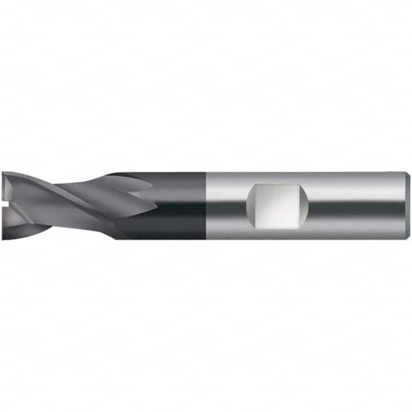 Square End Mill: 0.079'' Dia, 0.1'' LOC, 0.236'' Shank Dia, 1.969'' OAL, 2 Flutes, Solid Carbide MPN:6959880