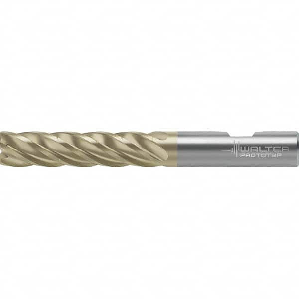 Corner Radius End Mill: 6 mm Dia, 25 mm LOC, 0.3 mm Radius, 5 Flutes, Solid Carbide MPN:7496810