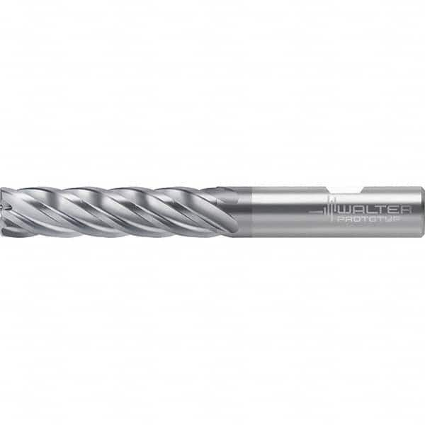 Corner Radius End Mill: 6 mm Dia, 25 mm LOC, 0.3 mm Radius, 5 Flutes, Solid Carbide MPN:7496816