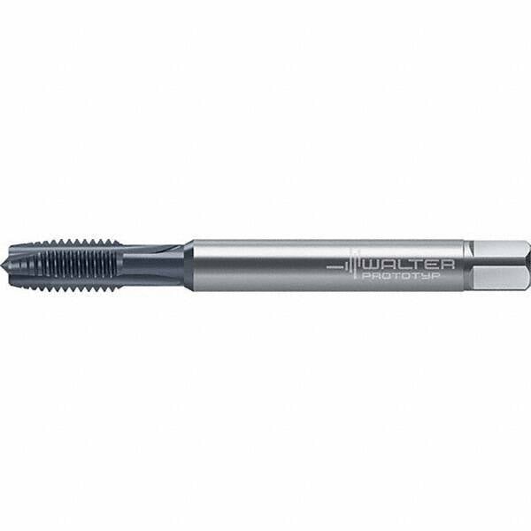 Spiral Point Tap: #10-32 UNF, 3 Flutes, Plug Chamfer, 2B Class of Fit, High-Speed Steel-E-PM, TiCN Coated MPN:7511587