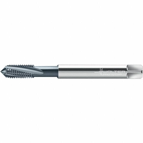 Spiral Flute Tap: M2.50 x, 0.45, Metric, 3 Flute, 6HX Class of Fit, High Speed Steel, TiN Finish MPN:7513052