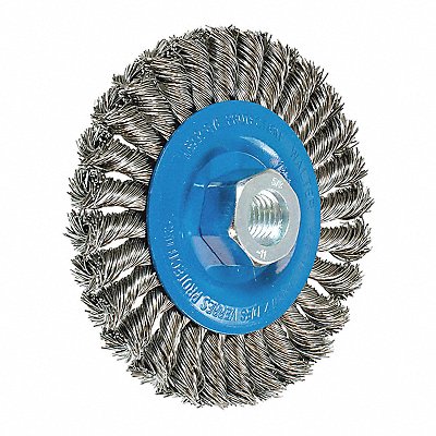 Wide Wheel Brush Knot 4.5 x1/4 x5/8 -11 MPN:13L464