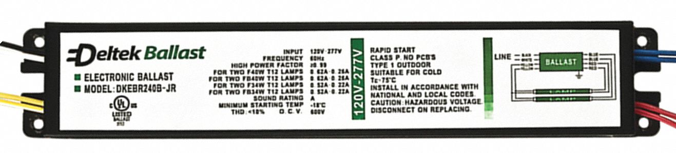 FLUOR Ballast Electronic Instant 40W MPN:LPT80215