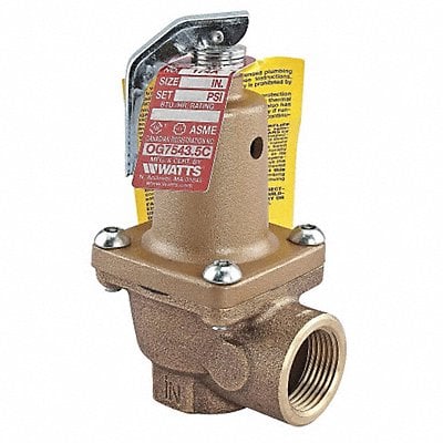 Boiler Pressure Relief Valve 75 psi SS MPN:LF174A-75-1-1/4