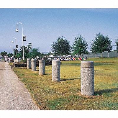 Bollard Round 18in.Lx18in.Wx48in.H MPN:TF6017W22