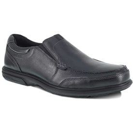 Florsheim® FE2020 Loedin Slip On Oxford Steel Toe Men's Sz 10.5 D Wide Black FE2020-D-10.5