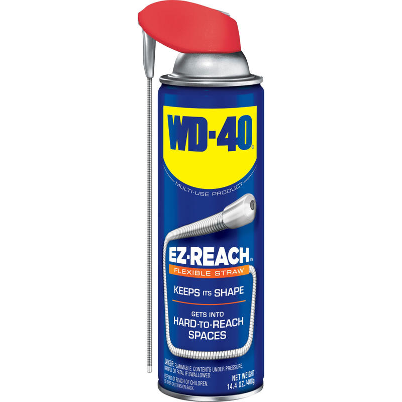 WD-40 EZ Reach Flexible Straw Lubricant - 14.40 fl oz - Corrosion Resistant - 6 / Carton MPN:49019CT