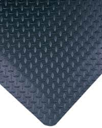 Anti-Fatigue Mat: 10' Long, 3' Wide, 15/16 Thick, Vinyl, Beveled Edges, Heavy-Duty MPN:414.1516X3X10BK