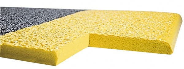 Anti-Fatigue Mat: 6' Long, 2' Wide, 3/8 Thick, Urethane, Rounded Edges, Light-Duty MPN:440.38X2X6BYL
