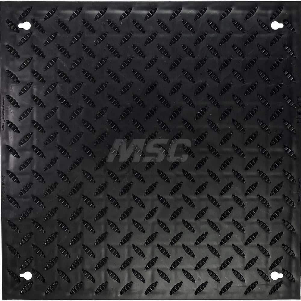 Temporary Structure Parts & Accessories, Product Type: Platform Tile , Material: Polypropylene , For Use With: Foundation Modular Work Platforms System  MPN:F03.18X18BK-CS4
