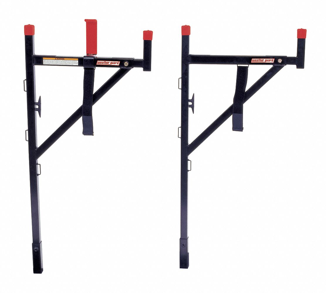 Truck Ladder Rack Steel 23 x3x57 Blk/Red MPN:1450