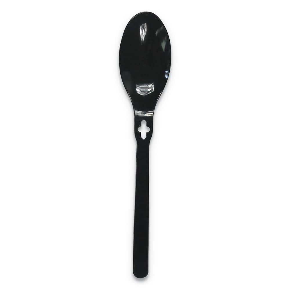 Paper & Plastic Cups, Plates, Bowls & Utensils, Flatware Type: Soup Spoon , Color: Black , For Use With: WeGo Dispenser  MPN:WEG54101100