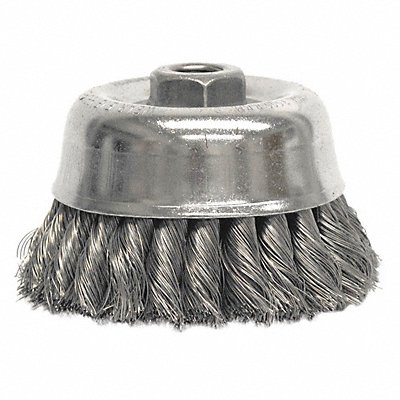 Cup Brush Steel Wire 2 Rows MPN:12766