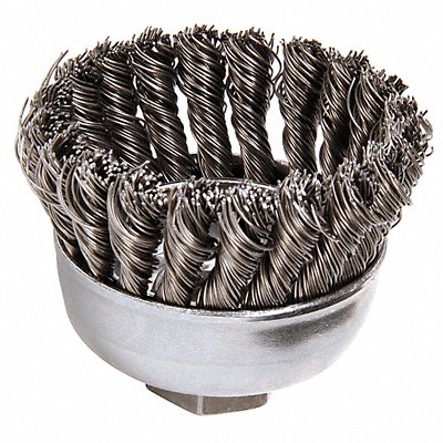 Knot Wire Cup Brush Threaded Arbor MPN:94084