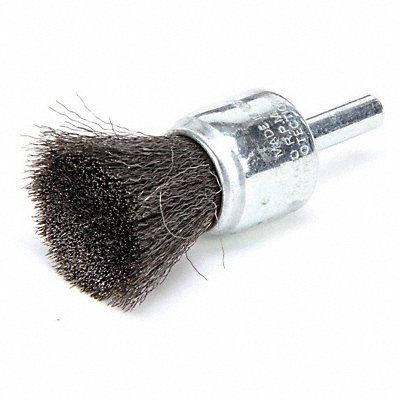Crimped Wire End Brush Steel 3/4 In. MPN:90186