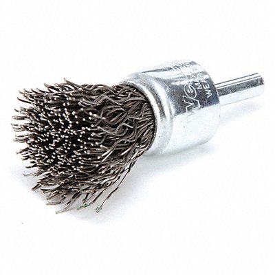 Crimped Wire End Brush Steel 3/4 In. MPN:93126