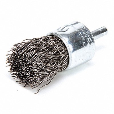 Crimped Wire End Brush Steel 1 In. MPN:93127