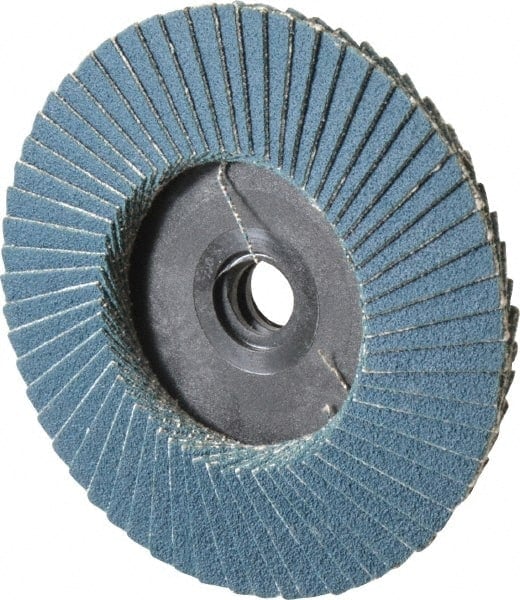 Flap Disc: 120 Grit, Zirconia Alumina, Type 29 MPN:50906