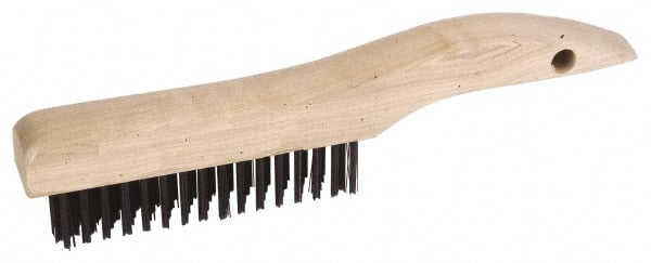 Scratch Brush, 2 Rows, 17 Columns, Steel MPN:44061