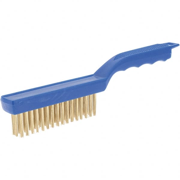 Scratch Brush,  4 Rows,  16 Columns,  Brass MPN:73218