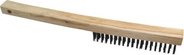 Scratch Brush, 3 Rows, 19 Columns, Steel MPN:98462