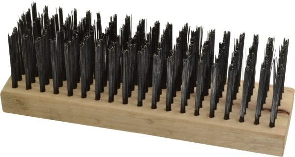 Scratch Brush, 6 Rows, 19 Columns, Steel MPN:98467