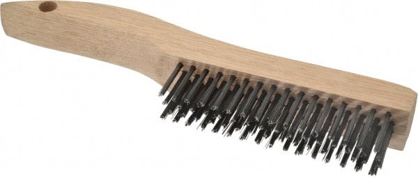 Scratch Brush, 4 Rows, 16 Columns, Steel MPN:98545