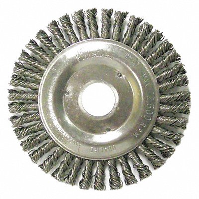 Wheel Brush 4-7/8 7/8 Arbor Hole MPN:08750