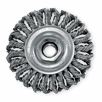 Knot Wire Wheel Brush Threaded Arbor MPN:13106