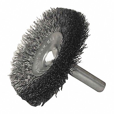 Stem Mounted Wire Wheel Flared Brushes MPN:17906