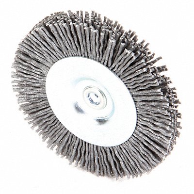 Wire Wheel Brush 3 in 1/4 in 4 500 RPM MPN:90434