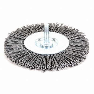 Wire Wheel Brush 4 in 1/4 in 4 500 RPM MPN:90437