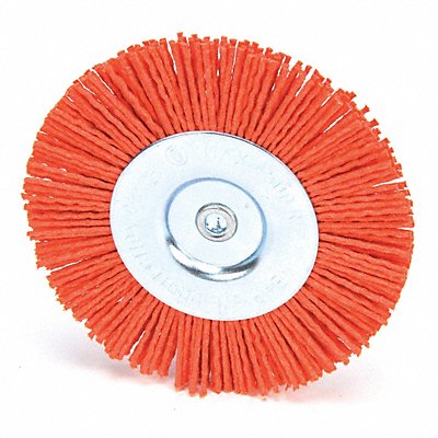 Wire Wheel Brush 4 in 1/4 in 4 500 RPM MPN:90438