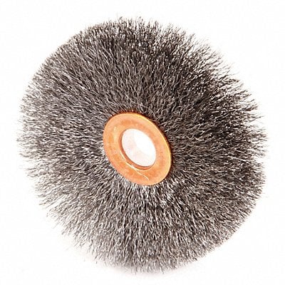 Wire Wheel Brush 1/2 to 3/8 Arbor MPN:90855