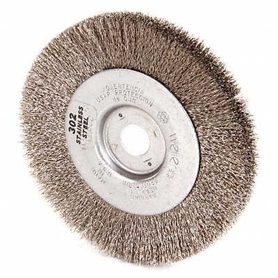 Crimped Wire Wheel Brush Arbor Hole MPN:93002