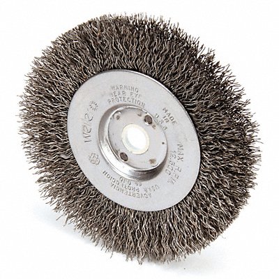 Crimped Wire Wheel Brush Arbor Hole 1EA MPN:93118