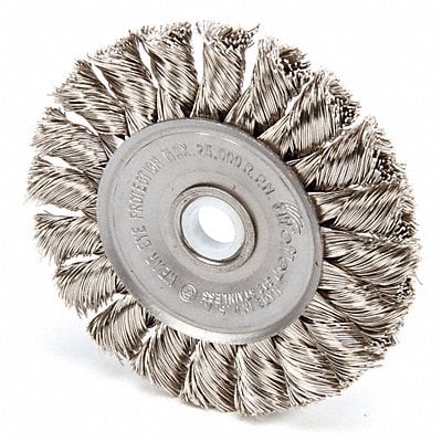 Crimped Wire Wheel Brush Arbor Hole MPN:93390