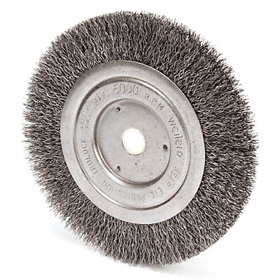 Crimped Wire Wheel Brush Arbor Hole MPN:93395