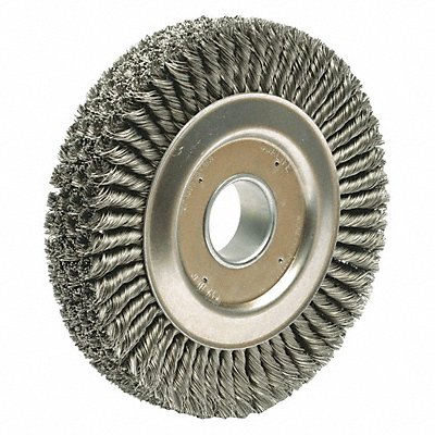 Wire Wheel Brush 0.023 Wire Dia MPN:94008