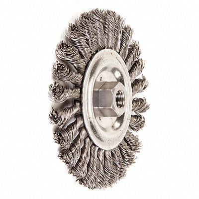 Twist Wire Wheel Brush Threaded Arbor MPN:94103