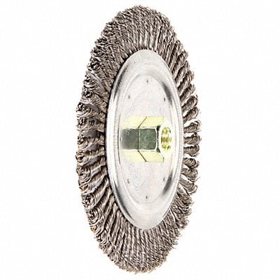 Twist Wire Wheel Brush Threaded Arbor MPN:94104