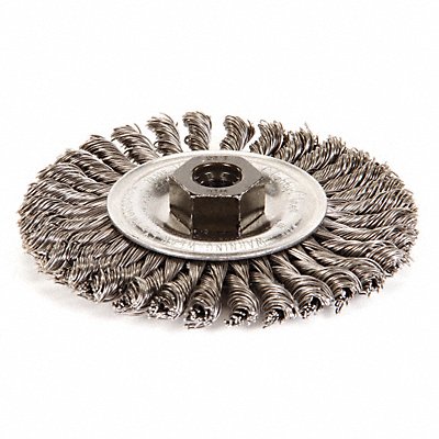 Twist Wire Wheel Brush Threaded Arbor MPN:94260