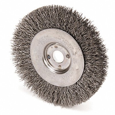 Crimped Wire Wheel Brush Arbor Hole MPN:96008