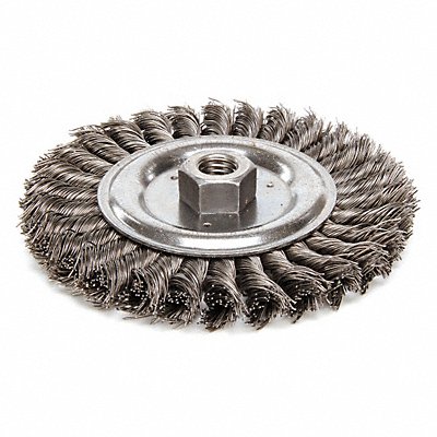 Twist Wire Wheel Brush Threaded Arbor MPN:96044