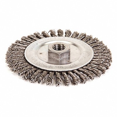 Twist Wire Wheel Brush Threaded Arbor MPN:96054