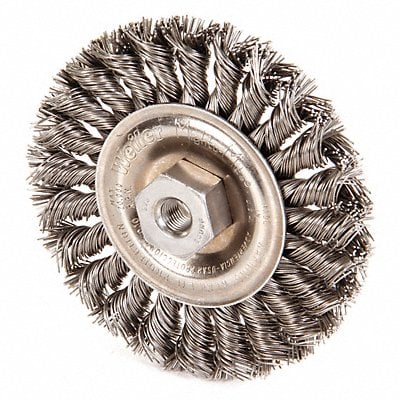 Twist Wire Wheel Brush Threaded Arbor MPN:96274