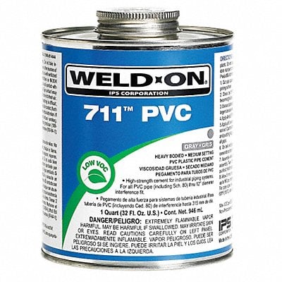 Pipe Cement 32 fl oz Gray MPN:13974